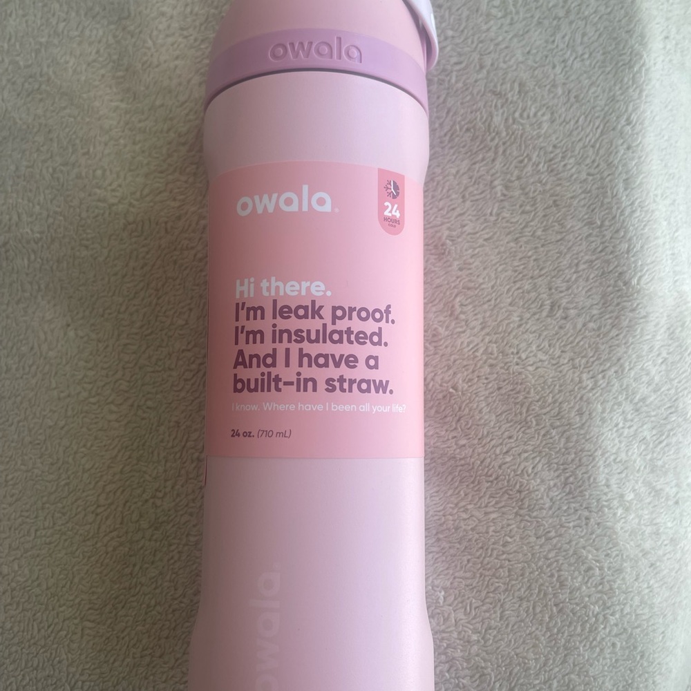 Pink Owala x Starbucks 24 oz water bottle - Picture 2 of 2